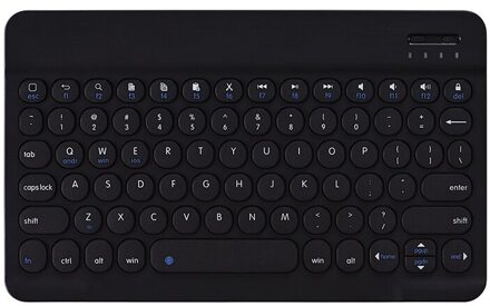 Ronde Cap Bluetooth Toetsenbord Voor Ipad Air 3 Voor Samsung/Huawei 2.4G Muis Draadloos Toetsenbord Met Achtergrondverlichting Telefoon toetsenbord Draadloze zwart nee backlit