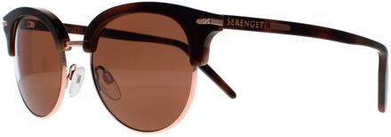 Ronde Dames Glimmend Bruin Mineraal Gepolariseerd Drivers Bruin Lela - One Size