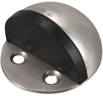 Ronde Deur Stop Zware Eenvoudige Deurstop Floor Mount voor Home Office Hotel Solide Metalen Roestvrij Staal met Rubber Pad cylin