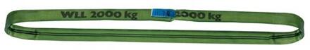Ronde draagband | omvang 8 m groen | draagverm. eenv. 2000 kg | 1 stuk - 42151506 42151506