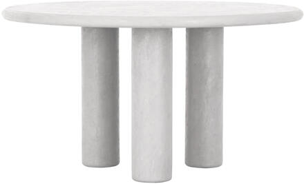 Ronde Eettafel 'Clio' Mortex, 140cm, kleur Chalk - 140 cm