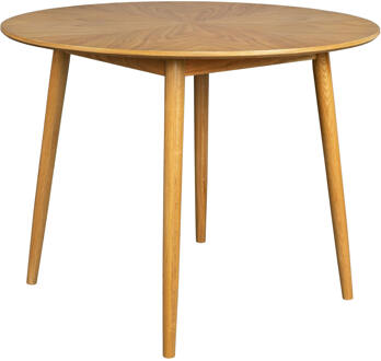 Ronde Eettafel 'Memo' Eikenhout, 120cm, kleur Naturel - 120 cm