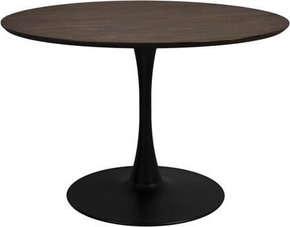 Ronde Eettafel 'Shandi' 110cm, kleur Bruin