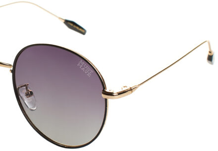 Ronde gepolariseerde zonnebril UV 400 Bescherming EVEN Unisex - maat Zwart