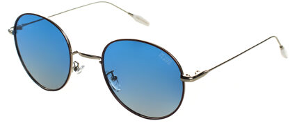 Ronde gepolariseerde zonnebril UV 400 Bescherming EVEN Unisex Zwart