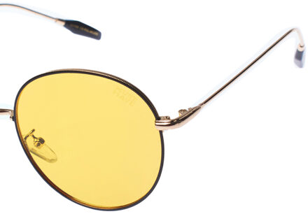 Ronde gepolariseerde zonnebril UV 400 Bescherming EVEN Unisex Zwart