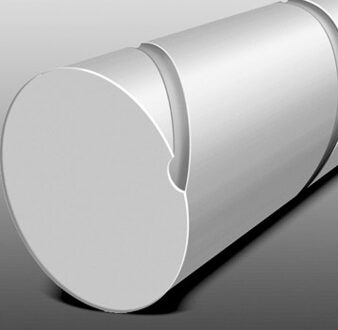 ronde geruisloze maaidraad op rol | Ø 2,0 mm x 120,0 m - 00009302424