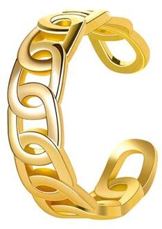 Ronde Gouden Oor Clip Punk Geen Piercing Earcuff Voor Vrouwen Eenvoudige Rvs Sieraden Creatieve Persoonlijkheid Accessoires 04WG0-0390