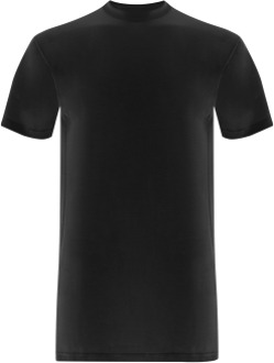 Ronde Hals Heren T-shirt Osaka Silver Ion Katoen Zwart - S