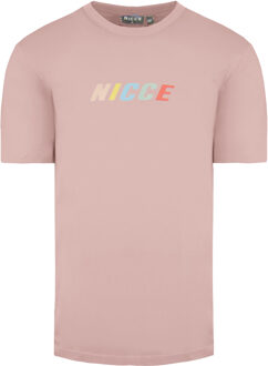 Ronde Hals Korte Mouw Roze Heren Myriad T-shirt 211 1 09 09 0339 - L