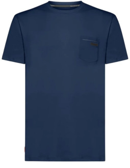 Ronde hals korte mouw T-shirt RRD , Blue , Heren - Xl,L,M