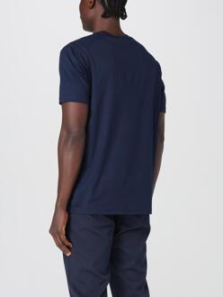 Ronde Hals T-shirt Klassieke Pasvorm Navy