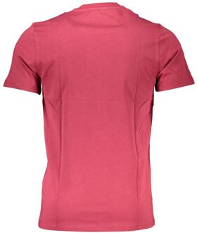 Ronde Hals T-shirt Korte Mouwen Klaproos - XL