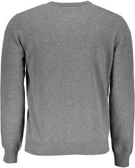 Ronde Hals Trui Casual Stijl - maat Grijs