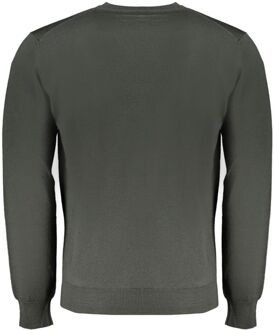 Ronde Hals Trui Effen Stijl - maat 2XL Grijs