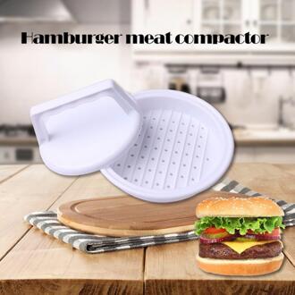 Ronde Hamburger Maker Food-Grade Plastic Rundvlees Mold Grill Burger Druk Patty Maker Vlees Mold Koken Tool Voor Keuken gebruiksvoorwerp