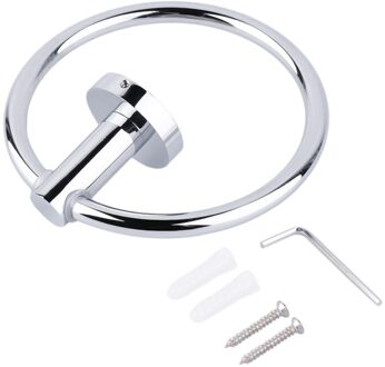 Ronde Handdoekring Wandmontage Handdoek Ring Handige Kleding Holder Hanger Opknoping Badkamer Opslag Houder Hardware Accessoires