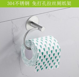 Ronde Handdoekring Wandmontage Rvs Verchroomd Opknoping Badkamer Opbergrek Hardware Accessoires papier Towel houder