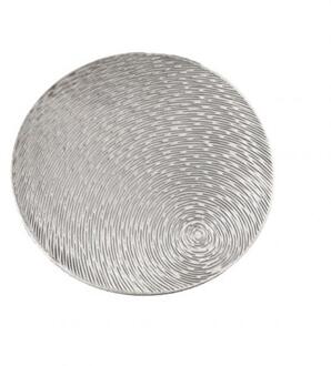 Ronde Holle Anti-Slip Isolatie Cup Mok Pad Protector Antislip Kom Pad Coaster Kom Plaats Mat decor zilver