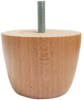 Ronde houten meubelpoot 5,5 cm (M8)