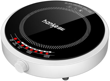 Ronde Inductie Fornuis Huishouden Kleine Multi-Functionele Pot Slaapzaal Mini Koken Noedels Een Energiebesparende Elektrische digitaal display