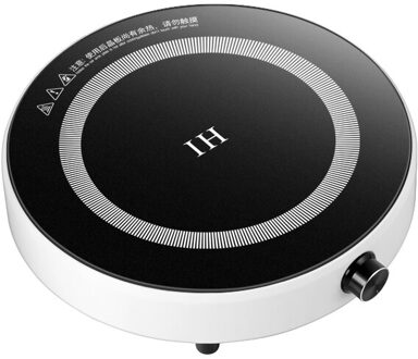 Ronde Inductie Fornuis Huishouden Kleine Multi-Functionele Pot Slaapzaal Mini Koken Noedels Een Energiebesparende Elektrische wit Basic Edition