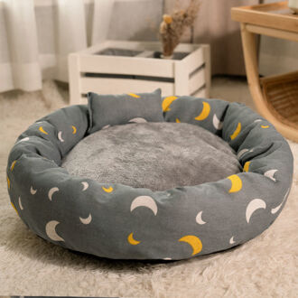 Ronde Kat Bed Huis Zacht Flanel Wasbaar Hond Bed Hond Mand Dierbenodigdheden Kussen Kat Bed Kat Kussen Dier slaap Sofa S 40cm