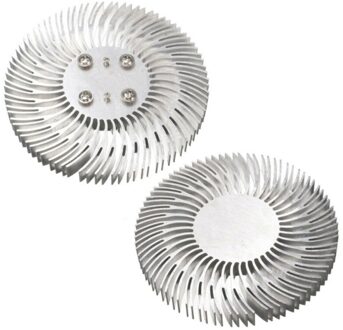 Ronde Led Radiator Draagbare Aluminium Licht Radiator Voor 10W Huishouden Lamp Radiator Vervangbare Lam