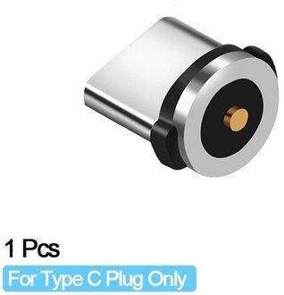 Ronde Magnetische Kabel Plug Type C Micro Usb C 8 Pin Stekkers Snelle Opladen Adapter Telefoon Microusb Type-C magneet Charger Plug for type c