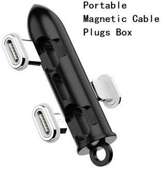 Ronde Magnetische Kabel Plug Type C Micro Usb C 8 Pin Stekkers Snelle Opladen Adapter Telefoon Microusb Type-C magneet Charger Plug kabel plug doos