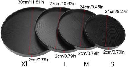 Ronde Massief Houten Thee Tafel Lade Koffie Snack Voedsel Maaltijden Chinese Thee Dienblad Rechthoekige Traditionele Bamboe Kung Fu Lade Xl