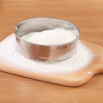 Ronde Meel Mesh Zifter Handheld Schifting Zeef Rvs Zeefje Pastry Icing Suiker Shaker Zeef Cup Bakken Tool