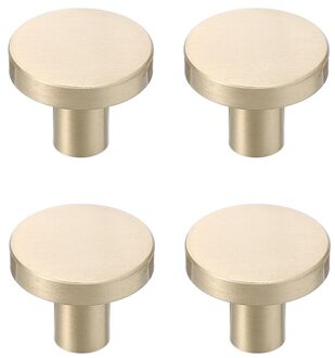 Ronde Messing Dresser Knoppen Lade Trekt Handgrepen Kast Deurknop Handvat Eenvoudige Goud Keuken Hardware Pull
