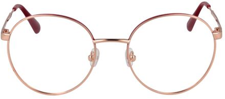 Ronde metalen brilletjes Bruin - One Size