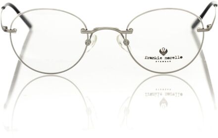 Ronde Metalen Frame Bril Lichtgrijs - One Size