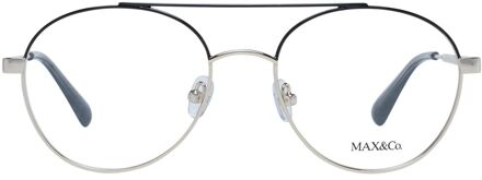 Ronde Metalen Montuur Bril Ma1043064 Zilver