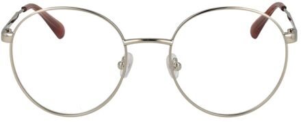 Ronde Metalen Voorkeursbril Zilver - One Size
