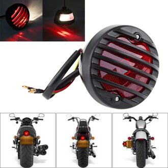 Ronde Motorcycle Tail Brake Light Voor Harley Bobber Chopper Scooters ATV 12V 20W Motorfiets Accessoires