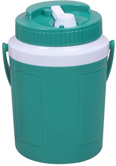 Ronde Multifunctionele Met Deksel Bier Geïsoleerde Vat Handvat Vissen Ijsemmer Warmte En Koude Auto Outdoor Camping Voedsel Container groen 2L