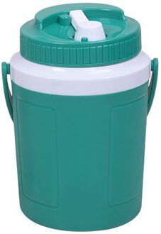 Ronde Multifunctionele Met Deksel Bier Geïsoleerde Vat Handvat Vissen Ijsemmer Warmte En Koude Auto Outdoor Camping Voedsel Container groen 3.5L