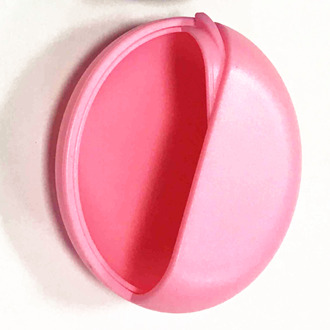 Ronde Oortelefoon Organisator Box Data Lijn Kabels Storage Case Plastic Container Sieraden Hoofdtelefoon Beschermen Met Roterende Cover B 1stk