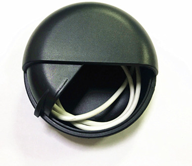 Ronde Oortelefoon Organisator Box Data Lijn Kabels Storage Case Plastic Container Sieraden Hoofdtelefoon Beschermen Met Roterende Cover C 1stk