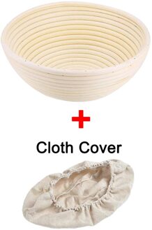 Ronde/Ovale Natuurlijke Rotan Gisting Mand Brood Banneton Deeg Rieten Rotan Massa Proofing Proving Manden Rotan Diy Tool 22X8.5CM
