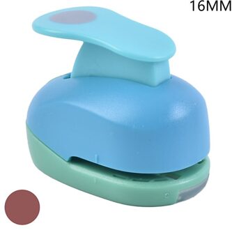 Ronde Perforator Diy Embossing Apparaat Kinderen Educatief Embossing Machine Handmatige Papiersnijder Schoolbenodigdheden 16MM