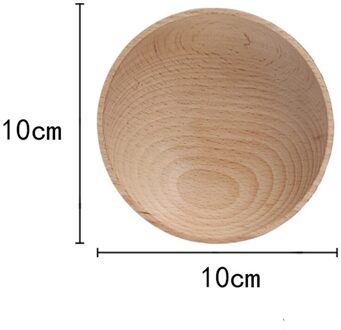 Ronde Plaat Snack Houten Taart Vruchten Schotel Kamer Dessert Dienblad Milieuvriendelijke Sushi Servies Party Voor Home Hotel School 10cm