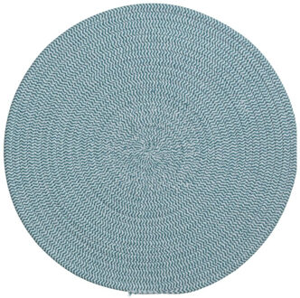 Ronde placemat groen katoen 38 cm