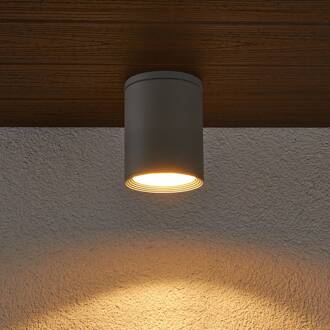 Ronde plafondspot Minna in zilvergrijs