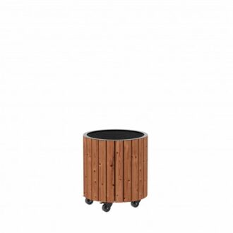Ronde Plantenbak - Ø40/45 CM - ThermoWood® Black