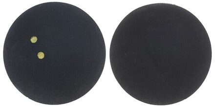Ronde Rubber Concurrentie Twee Gele Stippen Squash Bal Lage Snelheid Bounce Duurzaam Sport 4Cm Kleine Elasticiteit Professionele Speler