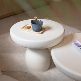 Ronde Salontafel 'Jake' Beton, 50cm - 50 cm